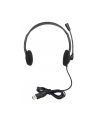 MANHATTAN Stereo USB Headset Lightweight On-ear Design Wired USB-A Plug Adjustable Microphone Black Retail Box - nr 17