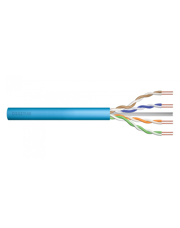 DIGITUS Installation cable cat.6A U/UTP Dca solid wire AWG 23/1 LSOH 50m violet foiled główny