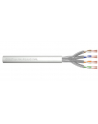 DIGITUS CAT 6A U-FTP patch cable raw length 305 m paper box AWG 27/7 LSZH simplex color grey - nr 3