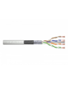 DIGITUS CAT 6 SF-UTP patch cable raw length 100 m paper box AWG 26/7 LSZH simplex color grey - nr 1