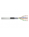 DIGITUS CAT 6 SF-UTP patch cable raw length 100 m paper box AWG 26/7 LSZH simplex color grey - nr 3