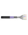 DIGITUS S-FTP PIMF network earth installation cable CAT7 4x2xAWG23/1 1200MHz Kolor: CZARNY 1000m roll - nr 5