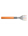DIGITUS Installation cable cat.7 S/FTP Dca solid wire AWG 23/1 LSOH 50m orange foiled - nr 2