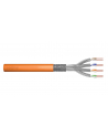 DIGITUS Installation cable cat.7 S/FTP B2ca solid wire AWG 23/1 LSOH 500m orange reel - nr 2