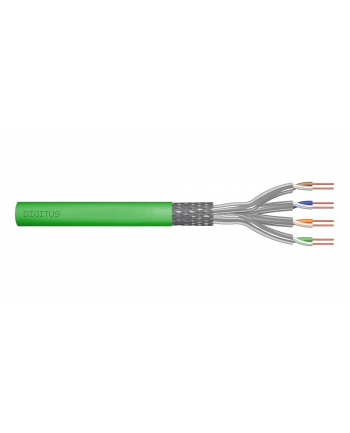 DIGITUS Installation cable cat.8.2 S/FTP Dca solid wire AWG 22/1 LSOH 50m green foiled