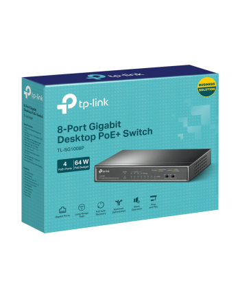 TP-LINK 8-Port Gigabit Desktop PoE Switch 8x10/100/1000Mbps RJ45 ports including 4 PoE ports nr 2
