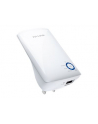 TP-LINK 300Mbps Universal Wireless N Range Extender Wall Mount 2.4GHz 300Mbps 802.11b/g/n - Towar z uszkodzonym opakowaniem (P) - nr 25