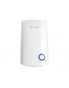 TP-LINK 300Mbps Universal Wireless N Range Extender Wall Mount 2.4GHz 300Mbps 802.11b/g/n - Towar z uszkodzonym opakowaniem (P) - nr 37
