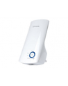TP-LINK 300Mbps Universal Wireless N Range Extender Wall Mount 2.4GHz 300Mbps 802.11b/g/n - Towar z uszkodzonym opakowaniem (P) - nr 38