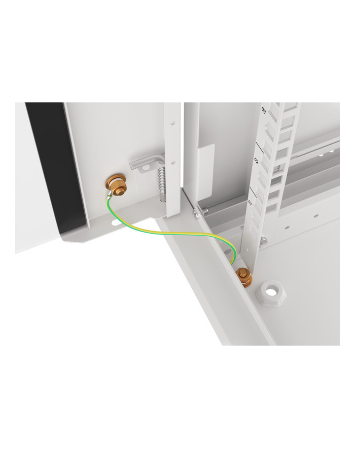 LANBERG WF01-6404-10S wall-mounted rack 19 demounted flat pack 4U/600x450mm gray - Towar z uszkodzonym opakowaniem (P) główny