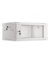 LANBERG WF01-6404-10S wall-mounted rack 19 demounted flat pack 4U/600x450mm gray - Towar z uszkodzonym opakowaniem (P) - nr 2