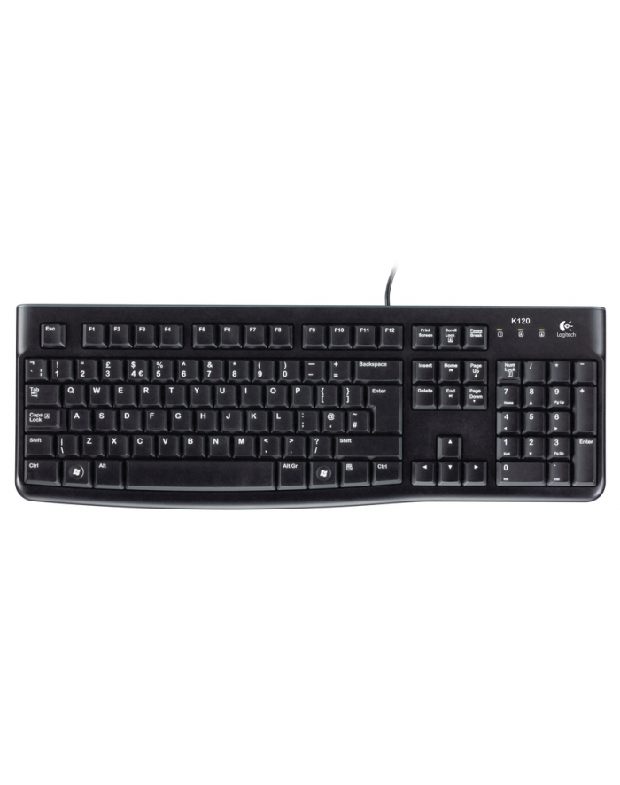 LOGITECH K120 Corded Keyboard Kolor: CZARNY USB CZE-SKY QWERTZ główny