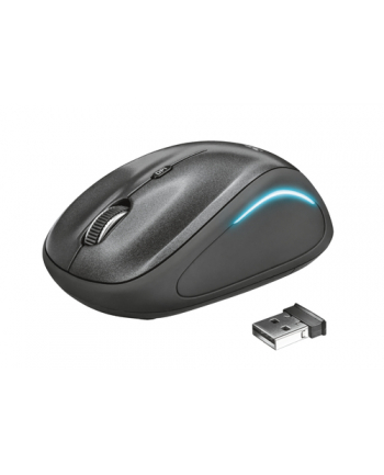 TRUST 22333 YVI FX Wireless Mouse BLACK - Towar z uszkodzonym opakowaniem (P)