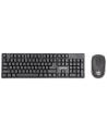 MANHATTAN Wireless Keyboard and Optical Mouse Set One 2.4GHz USB-Dongle Connection for Both Black (EN) - nr 13