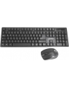 MANHATTAN Wireless Keyboard and Optical Mouse Set One 2.4GHz USB-Dongle Connection for Both Black (EN) - nr 1
