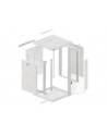 LANBERG WF01-6615-10S wall-mounted rack 19 demounted flat pack 15U/600x600mm gray - Towar z uszkodzonym opakowaniem (P) - nr 10