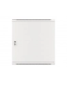 LANBERG Wall mount cabinet 19inch 12U 600x450 steel doors grey flat pack - nr 17