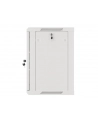 LANBERG Wall mount cabinet 19inch 12U 600x450 steel doors grey flat pack - nr 18