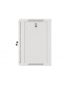 LANBERG Wall mount cabinet 19inch 12U 600x450 steel doors grey flat pack - nr 29