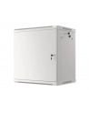 LANBERG Wall mount cabinet 19inch 12U 600x450 steel doors grey flat pack - nr 38
