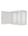 LANBERG Wall mount cabinet 19inch 12U 600x450 steel doors grey flat pack - nr 39