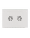LANBERG Wall mount cabinet 19inch 12U 600x450 steel doors grey flat pack - nr 47