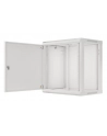 LANBERG Wall mount cabinet 19inch 12U 600x450 steel doors grey flat pack - nr 50