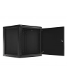 LANBERG Wall mount cabinet 19inch 12U 600x600 steel doors Kolor: CZARNY flat pack - nr 14
