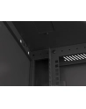 LANBERG Wall mount cabinet 19inch 12U 600x600 steel doors Kolor: CZARNY flat pack - nr 32