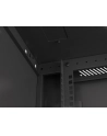 LANBERG Wall mount cabinet 19inch 12U 600x600 steel doors Kolor: CZARNY flat pack - nr 49