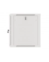 LANBERG Wall mount cabinet 19inch 12U 600x600 steel doors grey flat pack - nr 17
