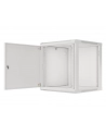 LANBERG Wall mount cabinet 19inch 12U 600x600 steel doors grey flat pack - nr 25