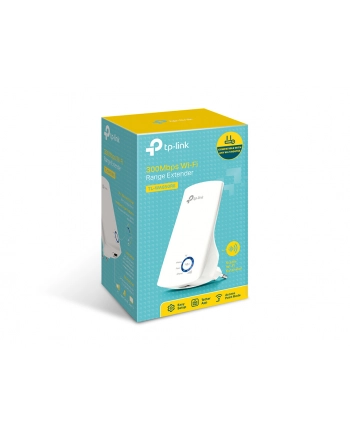 TP-LINK 300Mbps Universal Wireless N Range Extender Wall Mount 2.4GHz 300Mbps 802.11b/g/n - Towar z uszkodzonym opakowaniem (P)