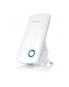 TP-LINK 300Mbps Universal Wireless N Range Extender Wall Mount 2.4GHz 300Mbps 802.11b/g/n - Towar z uszkodzonym opakowaniem (P) - nr 50