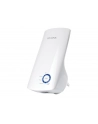 TP-LINK 300Mbps Universal Wireless N Range Extender Wall Mount 2.4GHz 300Mbps 802.11b/g/n - Towar z uszkodzonym opakowaniem (P) - nr 61