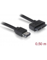 ''KABEL POWER OVER ESATA->SATA 13PIN SLIM 0,5M DELOCK'' - nr 12