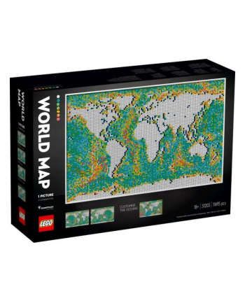 LEGO 31203 ART Mapa świata p1