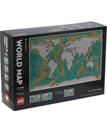 LEGO 31203 ART Mapa świata p1