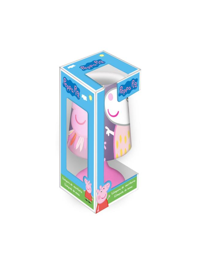 Lampka biurkowa, wymiary 18x9cm Świnka Peppa PP17024 Kids Euroswan główny