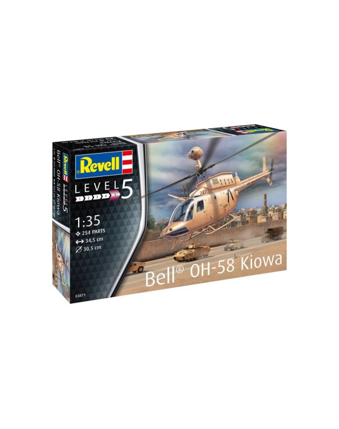 PROMO Revell 03871 Helikopter do sklejania Bell OH-58 Kiowa główny