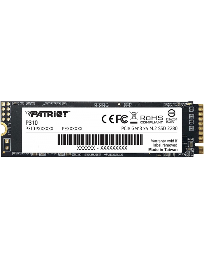 patriot memory PATRIOT P310 500GB M2 2280 PCIe SSD NVME główny