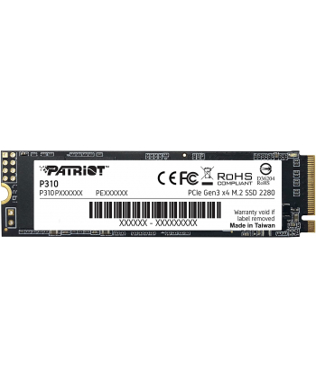 patriot memory PATRIOT P310 500GB M2 2280 PCIe SSD NVME