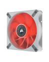 CORSAIR ML120 LED ELITE WHITE 120mm Magnetic Levitation Red LED Fan with AirGuide Single Pack - nr 1
