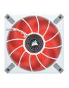 CORSAIR ML120 LED ELITE WHITE 120mm Magnetic Levitation Red LED Fan with AirGuide Single Pack - nr 2