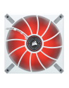CORSAIR ML140 LED ELITE WHITE 140mm Magnetic Levitation Red LED Fan with AirGuide Single Pack - nr 18