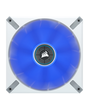 CORSAIR ML140 LED ELITE WHITE 140mm Magnetic Levitation Blue LED Fan with AirGuide Single Pack