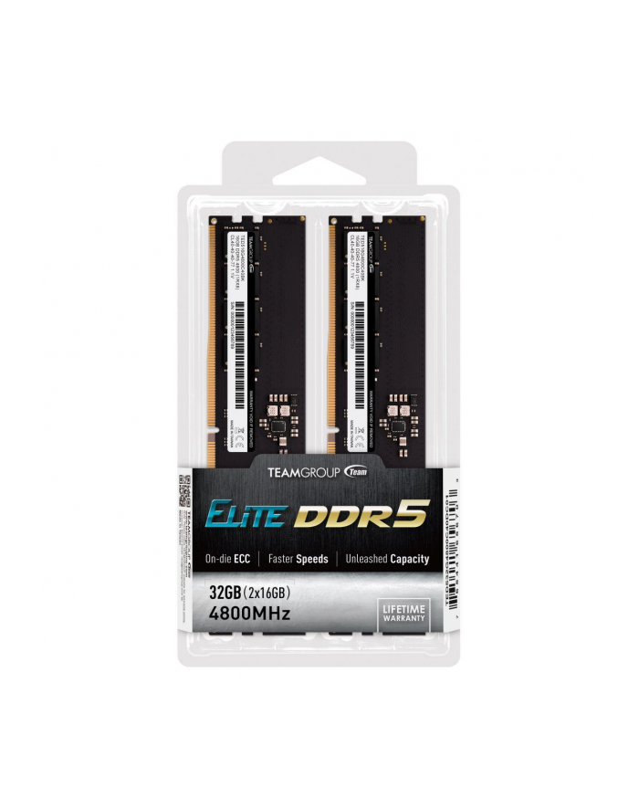 team group TEAMGROUP Elite DDR5 32GB 2x16GB 4800MHz CL40 1.1V główny