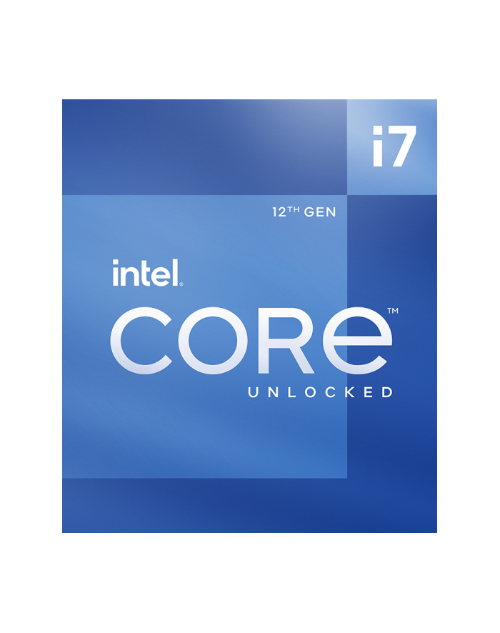 Procesor INTEL Core i7-12700 K BOX 3,6GHz, LGA1700 główny