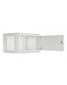 LANBERG Wall mount cabinet 19inch 6U 600x450 steel doors grey flat pack - nr 24