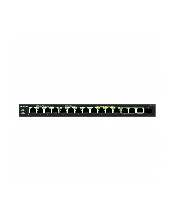 netgear Przełącznik niezarządzalny GS316EP 16xGE PoE+ główny